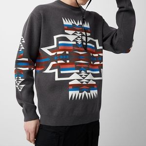 SIMONS DJAB Graphic Jacquard Sweater
